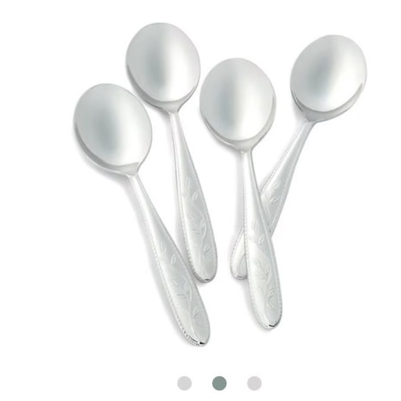 PRINCESS HOUSE AMALIA FLATWARE ROUND Soup Spoons (8) - Picture 4 of 4